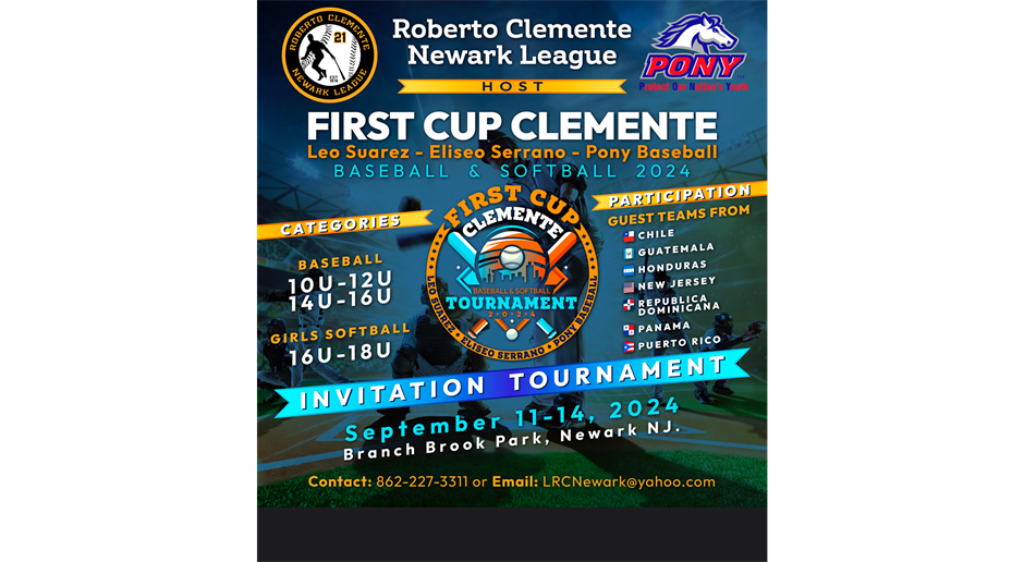 1Cup Clemente Pony Baseball 